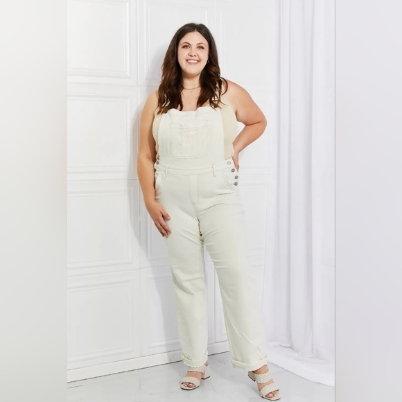 Judy Blue Garment Dyed Overalls Jumper Plus Size 2XL 18W-20W NWT - Picture 8 of 11